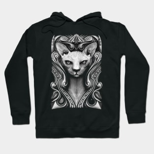 SPHINX CAT ORNAMENTAL DESIGN Hoodie